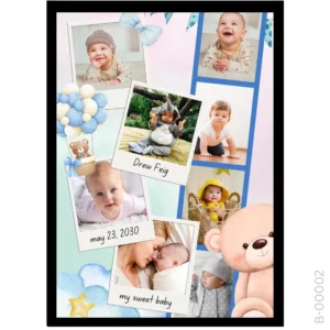 The Teddy Adventure Edition – Hot Air Balloon Baby Frame