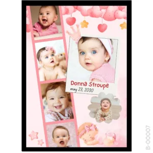 The Little Princess Edition – Pink Crown Baby Frame
