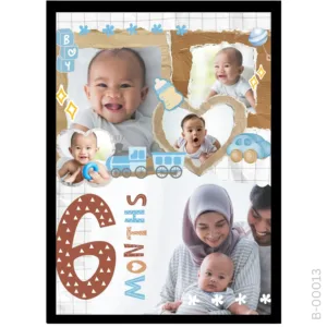 Blue Toybox Scrapbook – Baby Boy 6 Month Collage