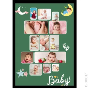 Sweet Dreams Storyboard – Green Moon & Stars Collage