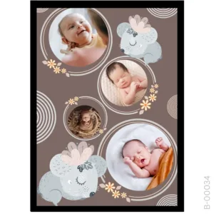 Nursery Wall Decor – Brown Aesthetic with Animal Art