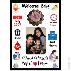 Proud Parents Chronicle – Custom Family & Baby Details