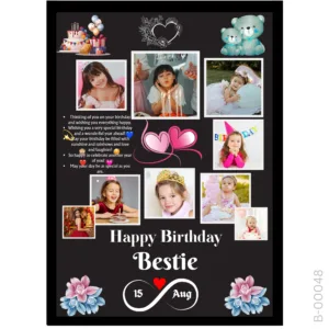 The Bestie Tribute Edition – Chalkboard Birthday Frame