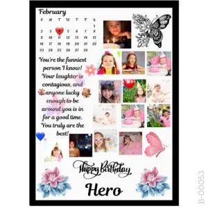 Ultimate Friendship Storyboard – White Floral Birthday Design