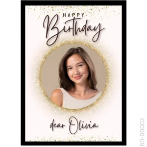 The Golden Halo Edition – Sparkle Birthday Frame