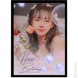 The Fairy Core Edition – Holographic Bubble Birthday Frame