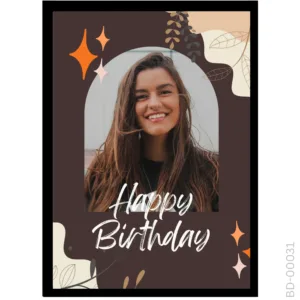 The Autumn Arch Edition – Modern Graphic Birthday Frame