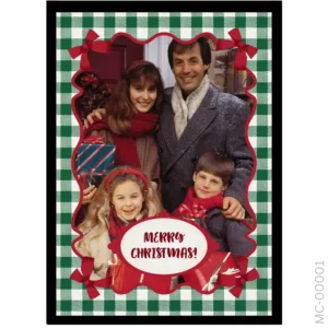 The Holiday Checkers Edition – Festive Family Frame