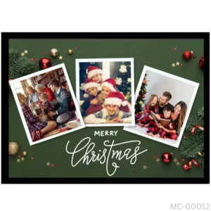 Emerald Green Holiday Trio – Classic Ornament Collage