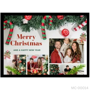 Pine & Holly Keepsake – Classic Family Photo Frame