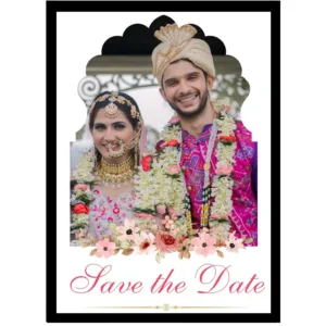The Jharokha Edition – Save The Date Wedding Frame