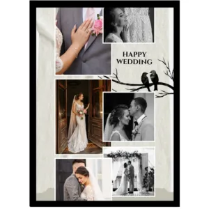 The Love Birds Edition – Rustic Nature Wedding Frame