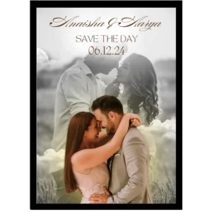 Ethereal Cloud Blend Collage – Custom Name & Date Design