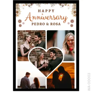 The Rusted Heart Edition – Heart Cutout Collage Frame