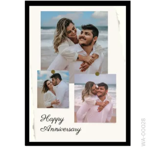 Candid Memories Pinboard – Rustic Anniversary Art