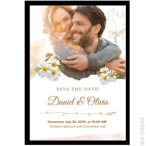 Romantic Ripped Edge Announcement – Custom Event Details