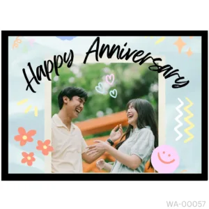 The Watercolor Fun Edition – Pop Art Anniversary Frame