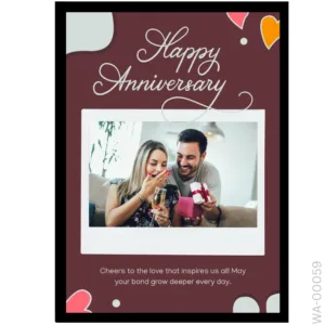 Modern Toasting Portrait – Abstract Love Design